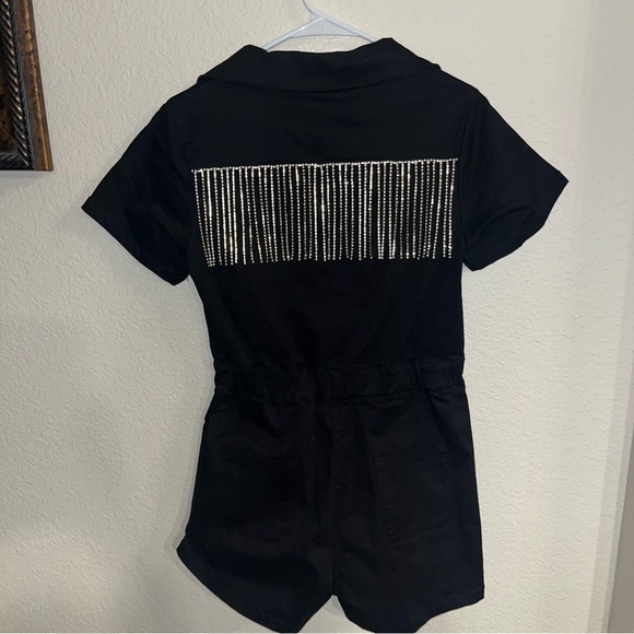 Buddy Love Jessie Crystal Fringe Romper X-Small - Picture 7 of 8
